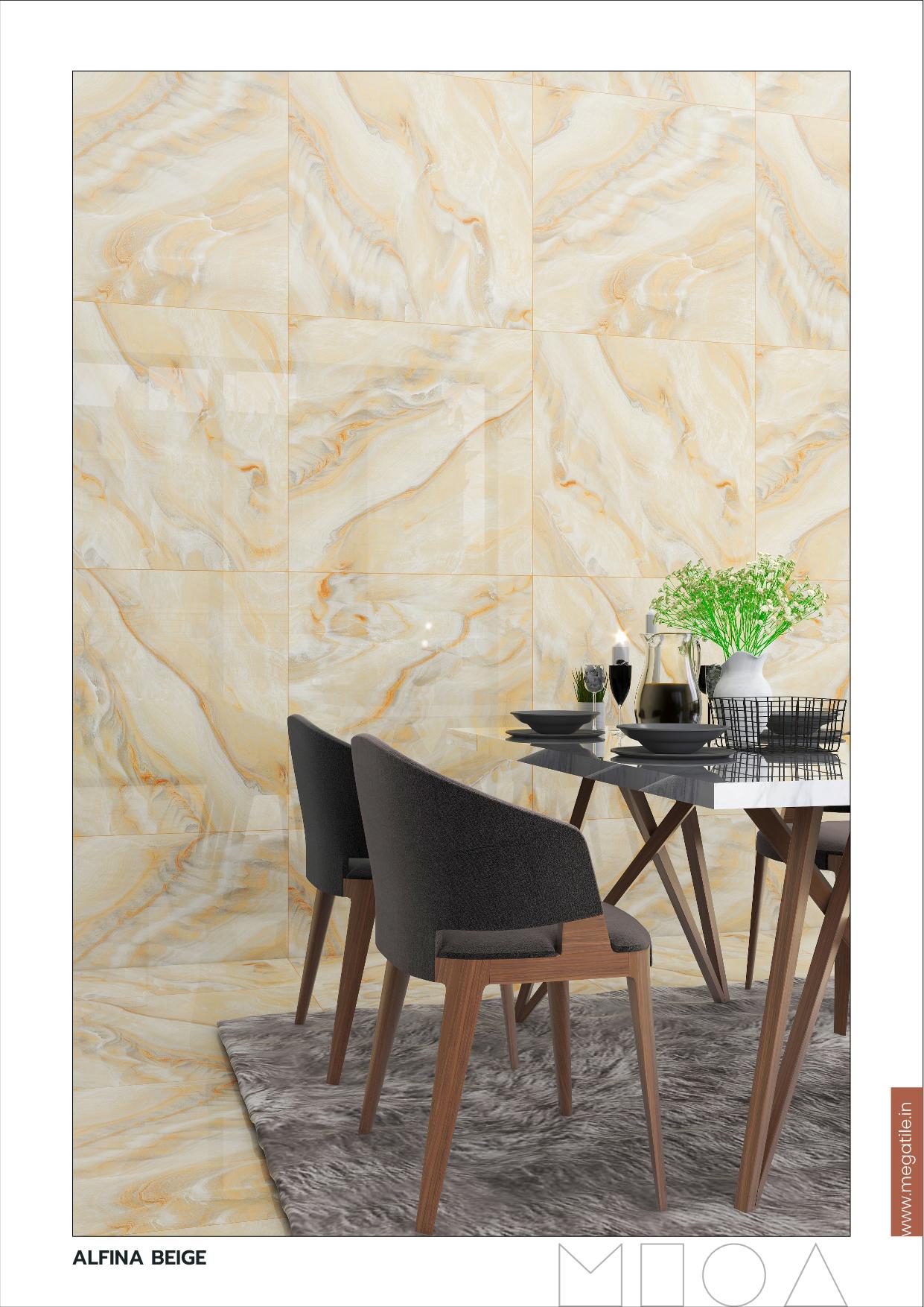 Porcelain 600x600mm Glossy Finish - 1